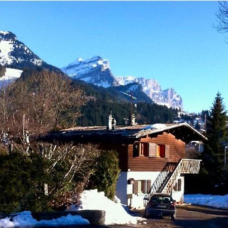 Charmant Appartement Dans Chalet Les Carroz d'Arâches Exterior foto